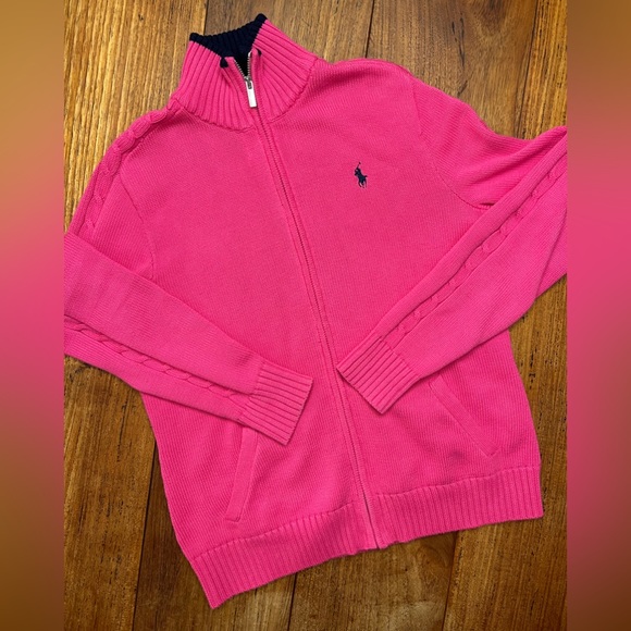 ralph lauren sport Sweaters - Ralph Lauren Sport Zipper Close Cotton Sweater Turtleneck / Large